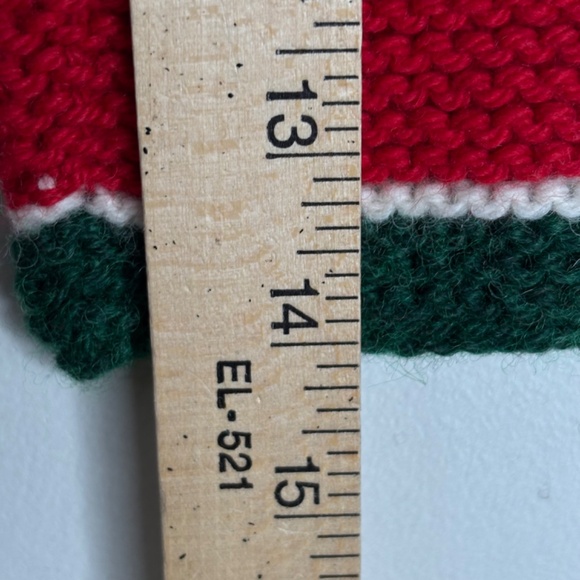 VTG 70s Loden Plankl Kids Austrian Trachten Cardigan Wool Nordic Christmas Sz 6 - Picture 9 of 10